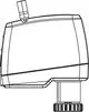 Motorischer Stellantrieb von IMI Hydronic Engineering mit Anschluss für Modbus und einer Regelspannungsversorgung von 0(2)-10 VDC, in seitlicher Ansicht dargestellt.